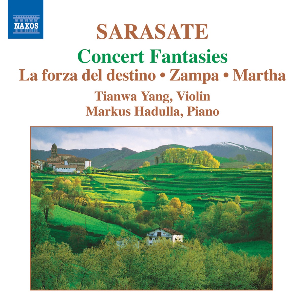 Sarasate: Concert Fantasies, Vol. 2 by Markus Hadulla & Tianwa Yang album cover