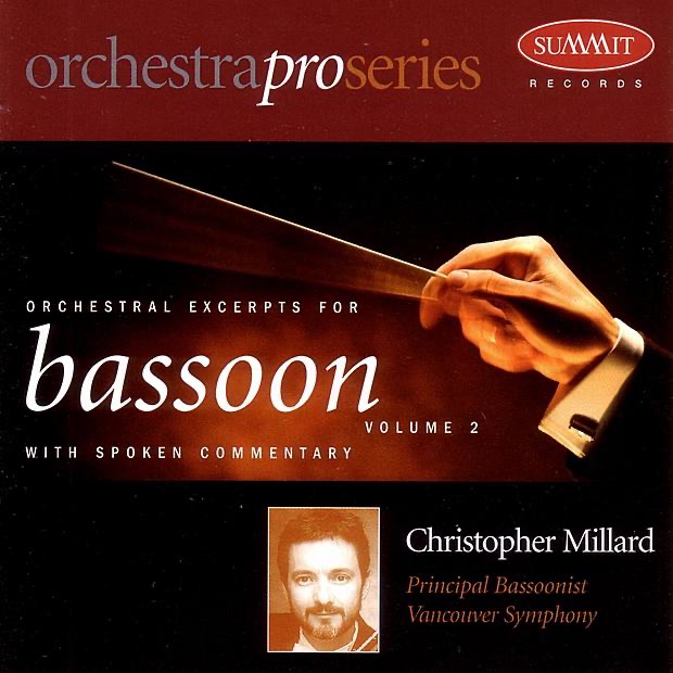 Orchestral Excerpts for Bassoon: Volume 2 by Christopher Millard album cover