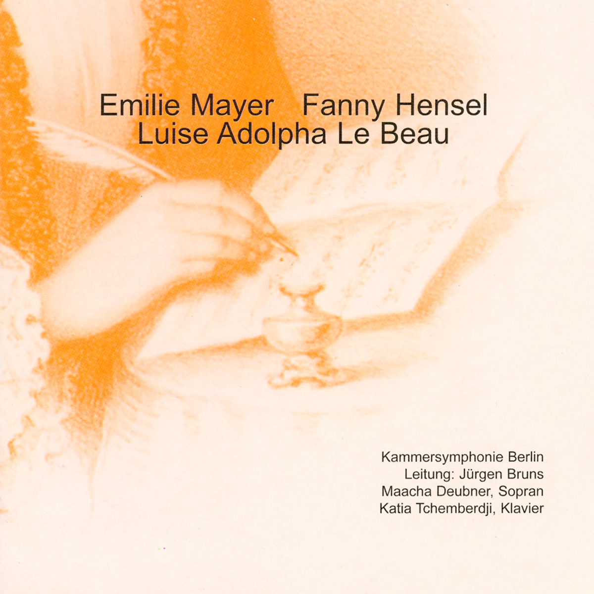 Mayer: Symphony No. 5 - Mendelssohn: Hero und Leander - Le Beau: Piano Concerto, Op. 37 by Jürgen Bruns, Berlin Chamber Symphony Ensemble, Katia Tchemberdji & Maacha Deubner album cover