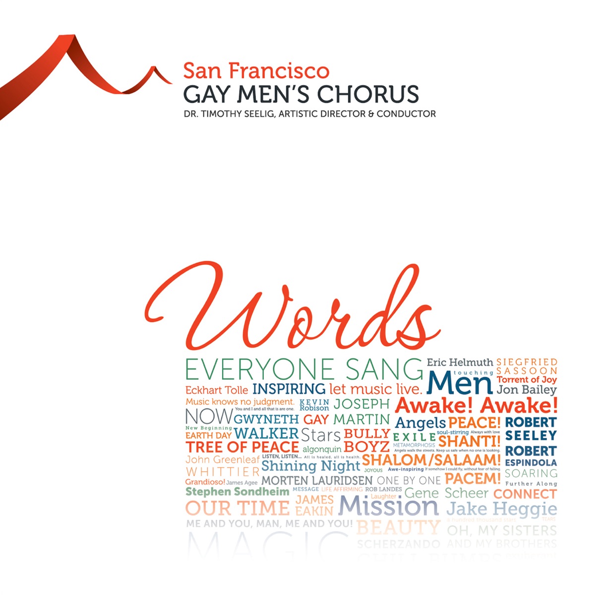 Words by San Francisco Gay Men's Chorus & Tim Seelig album cover
