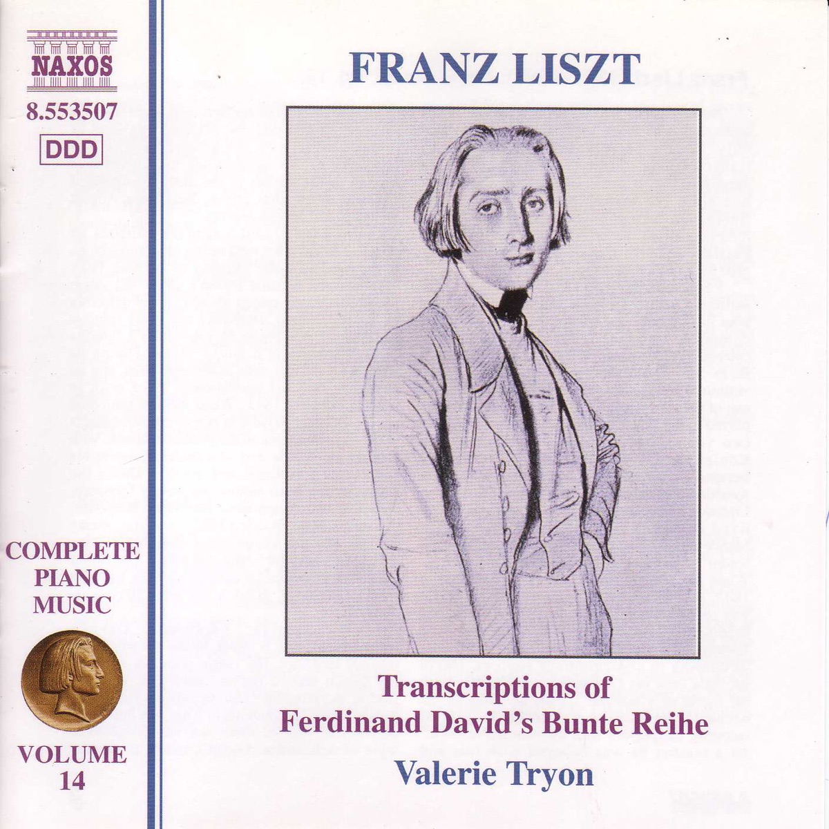 Liszt: Bunte Reihe by Valerie Tryon album cover