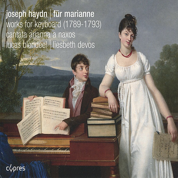 Haydn: Works for Keyboard, Arianna a Naxos by Lucas Blondeel & Liesbeth Devos album cover