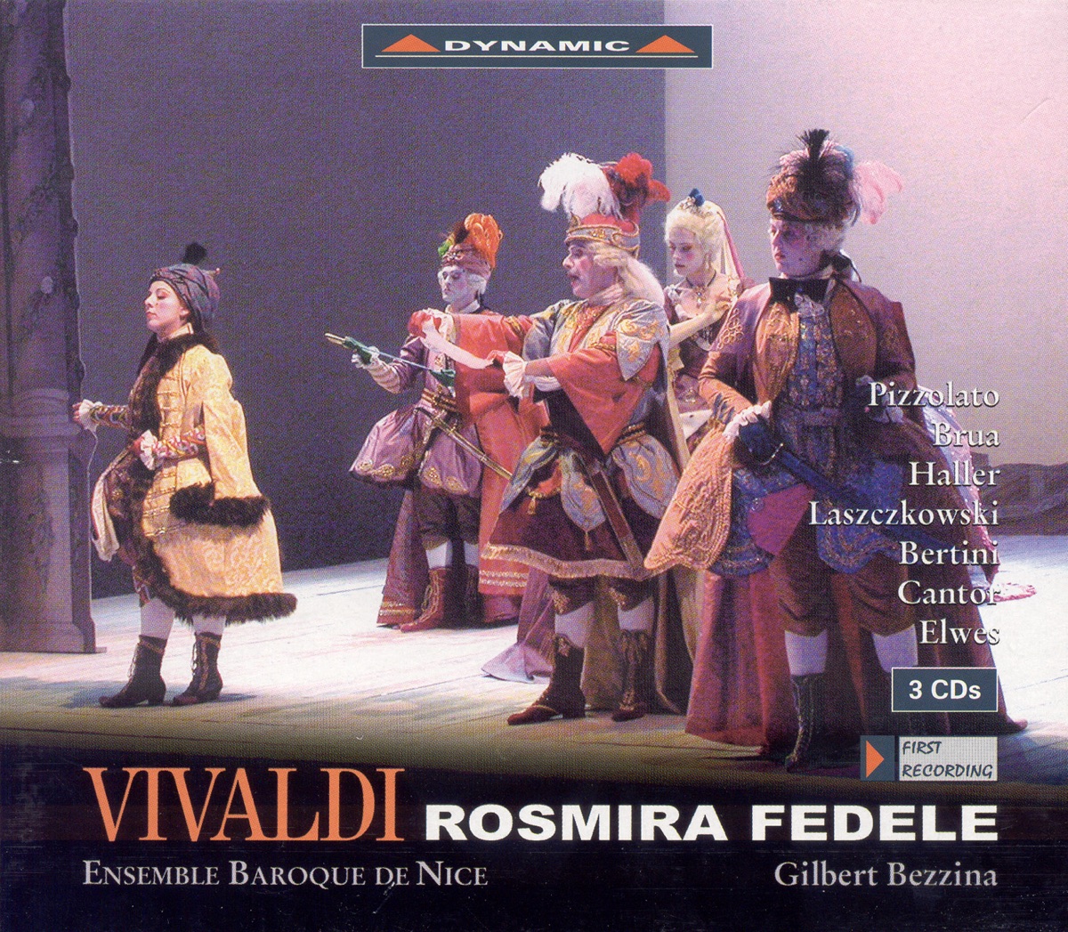 Vivaldi: Rosmira Fedele by Claire Brua, Gilbert Bezzina & Ensemble Baroque De Nice album cover