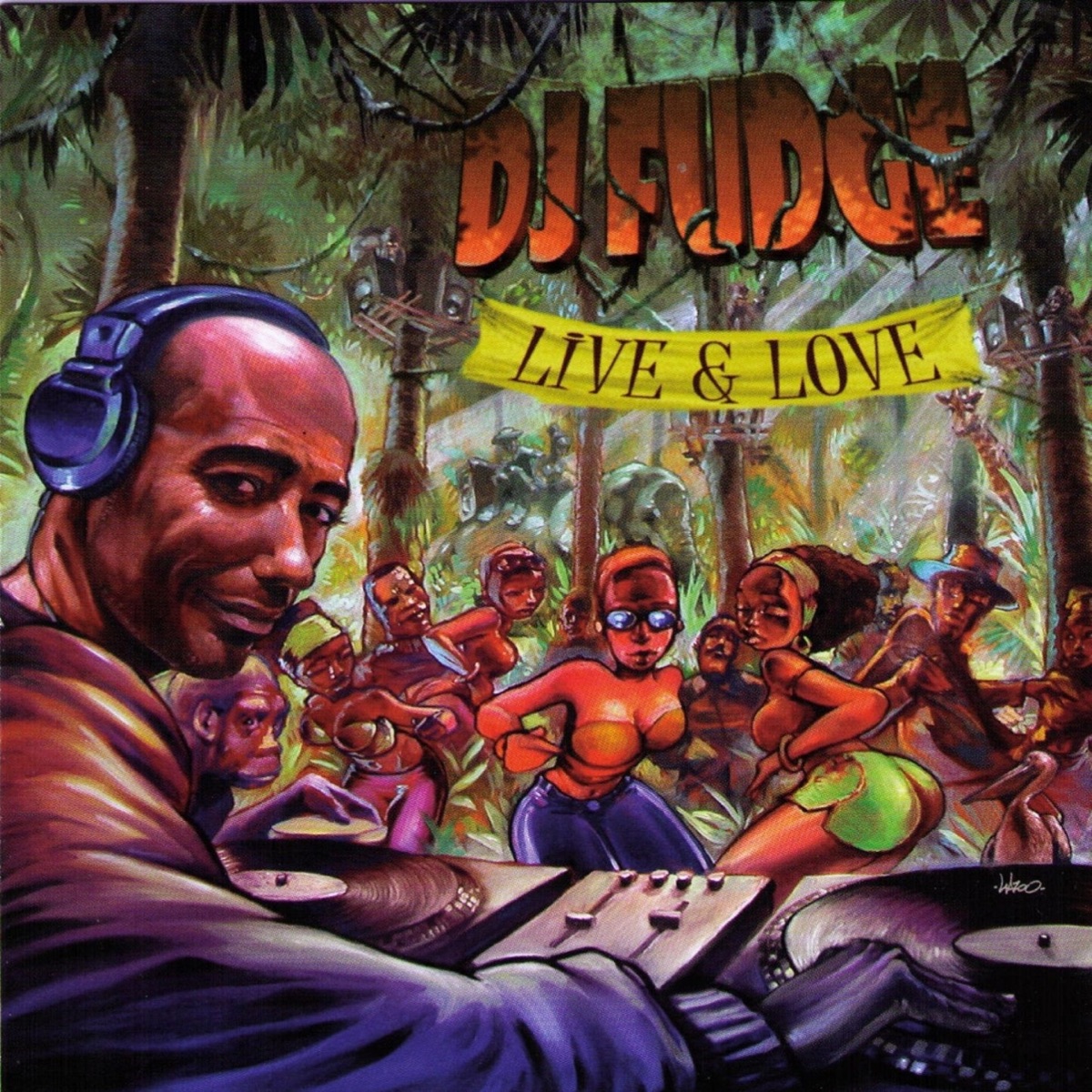 Live & Love by DJ Fudge album cover