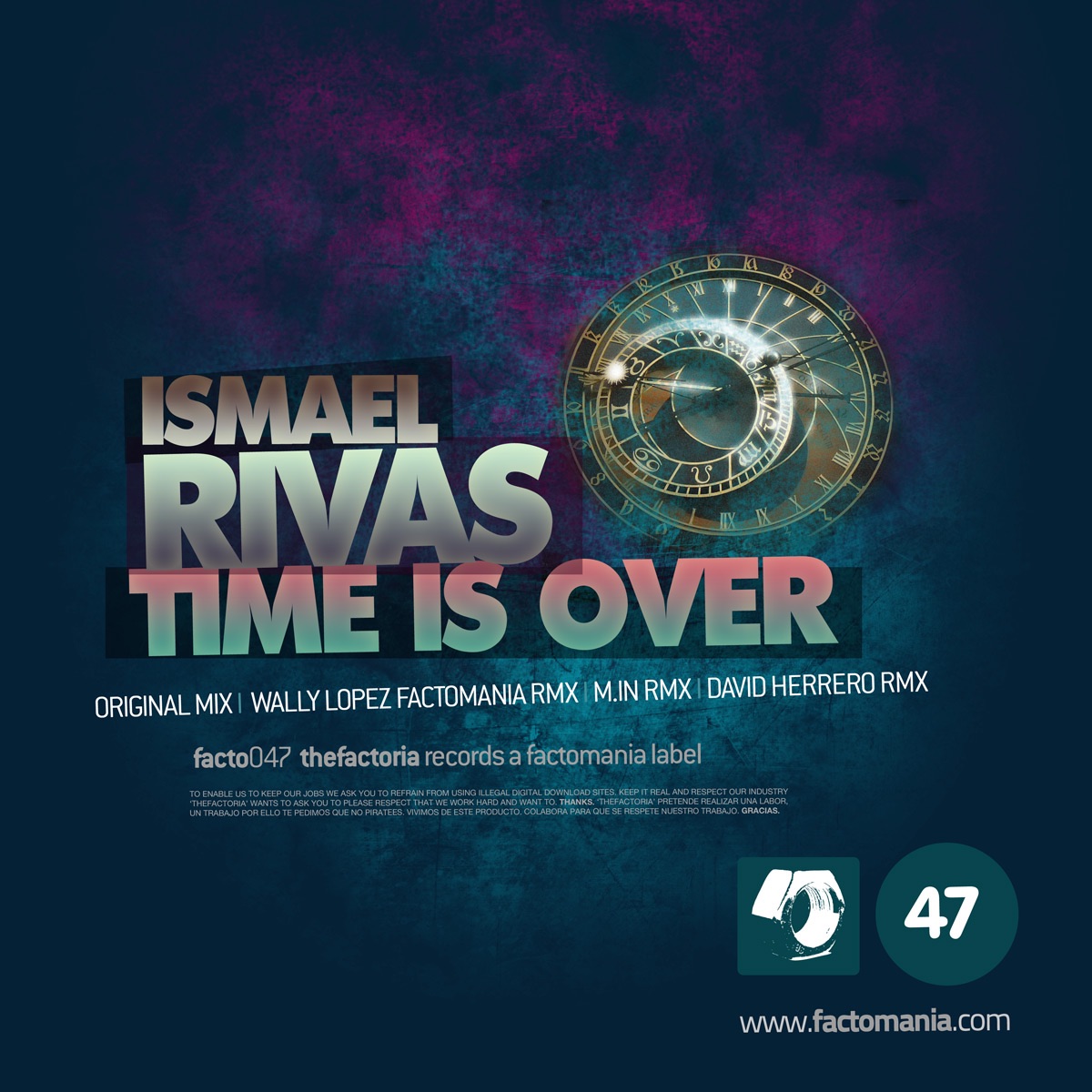 Time Is Over by Ismael Rivas album cover