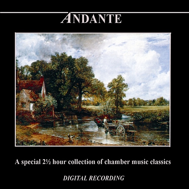Andante: A Special 2 ½ Hour Collection of Chamber Music Classics by Christiane Edinger, Hae Won Chang, Camerata Cassovia, Robert Stankovsky, Capella Istropolitana, Jenő Jandó, Kodály Quartet, Danubius Quartet, Ildiko Hegyi, György Konrád, Csaba Onczay, İdil Biret, Mandelring Quartet, József Kiss & Stuttgart Soloists album cover