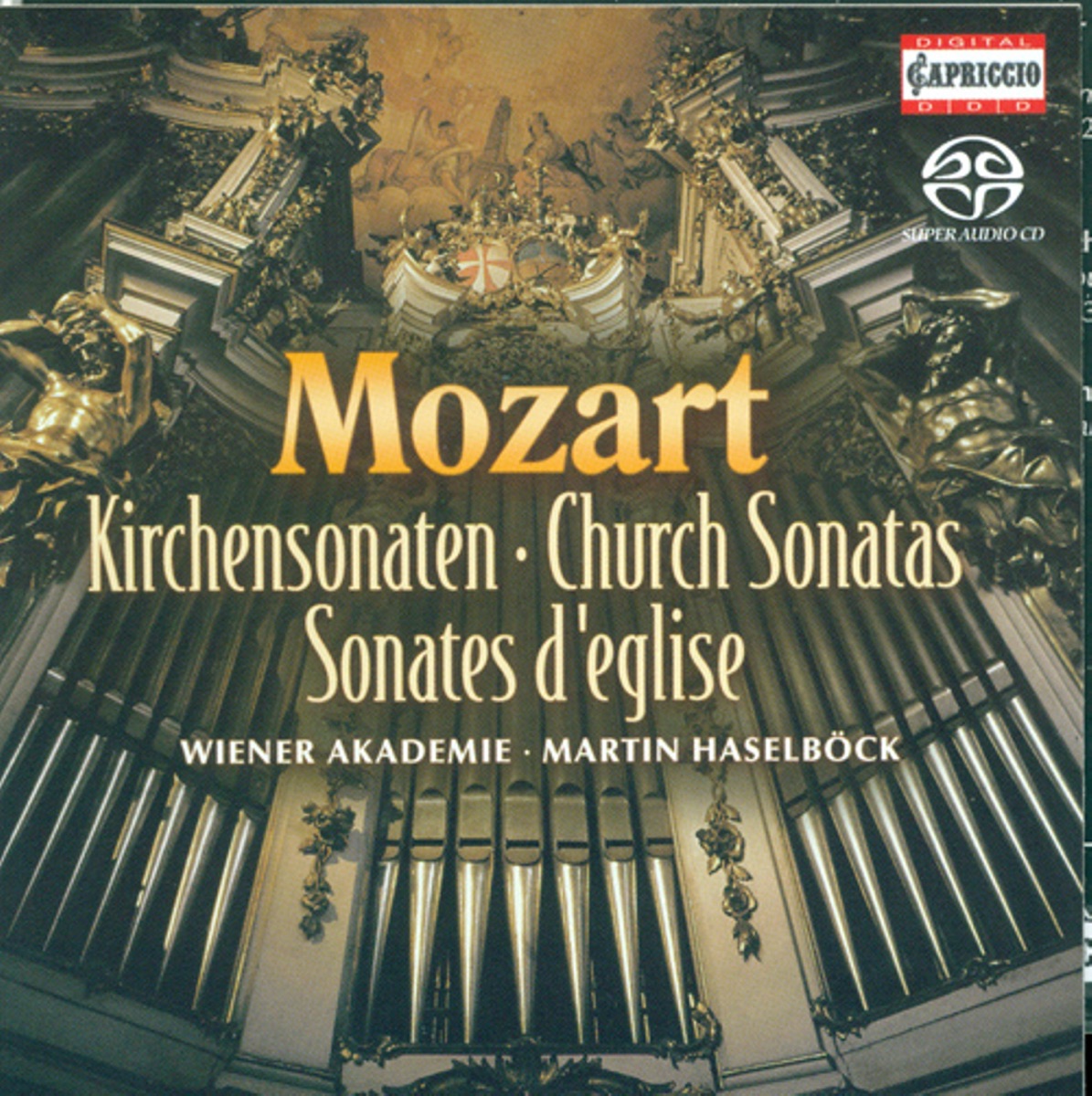 Mozart, W.A.: Church Sonatas (Complete) by Martin Haselbock, Vienna Academy, Thomas Fheodoroff, Regine Schroder & Alexandra Dienz album cover