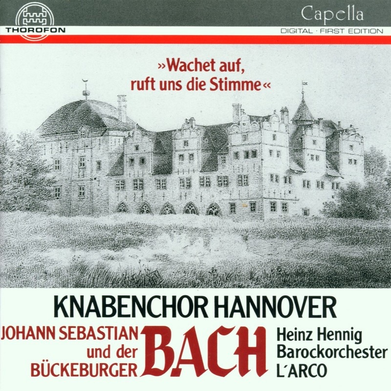 Bach: Motet, Cantata, BWV 140 by Hanover Boys Choir, Barockorchester L'Arco & Heinz Henning album cover