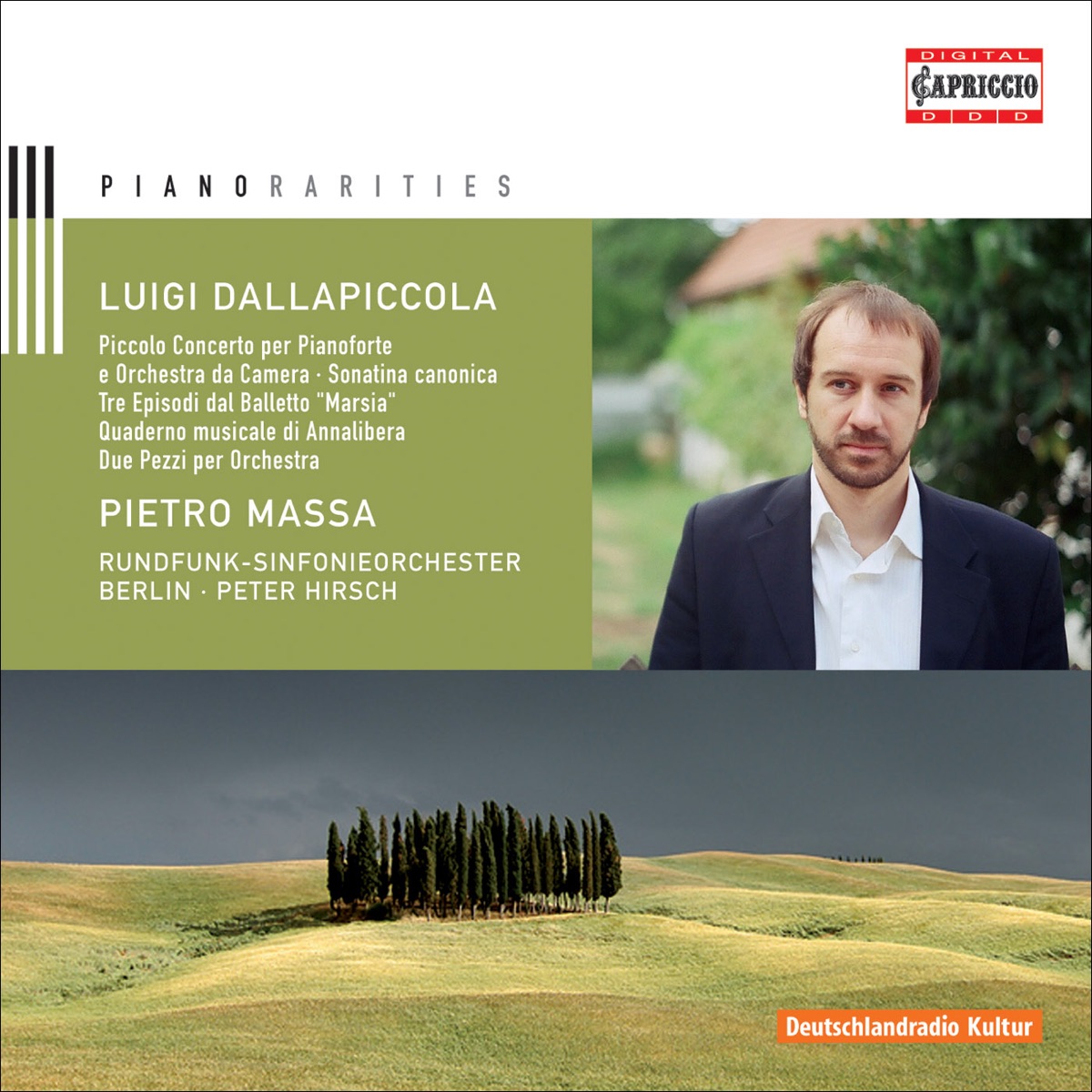 Piano Rarities by Rundfunk-Sinfonieorchester Berlin, Peter Hirsch & Pietro Massa album cover