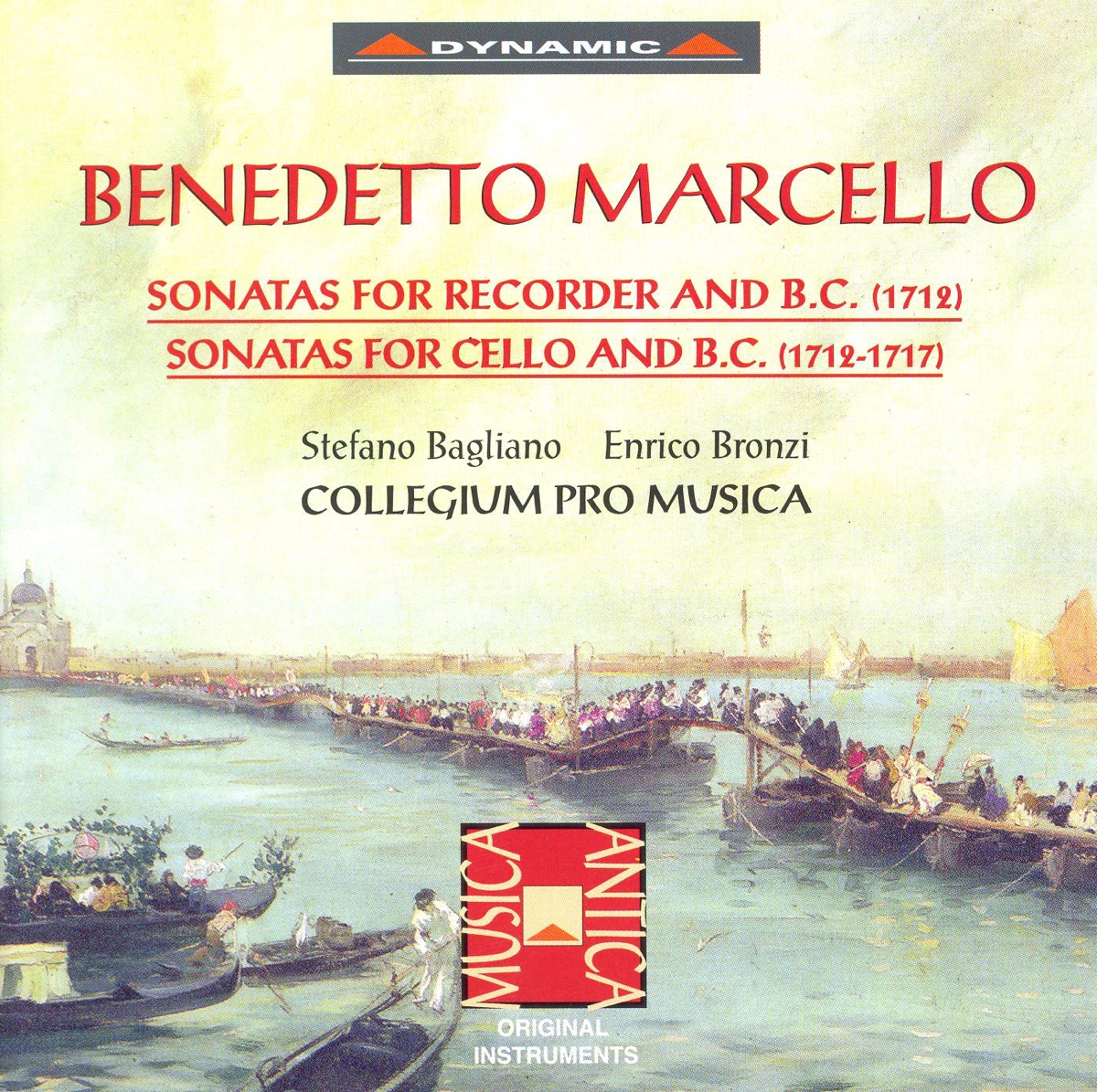 Marcello: Recorder Sonatas - Cello Sonatas by Collegium Pro Musica album cover