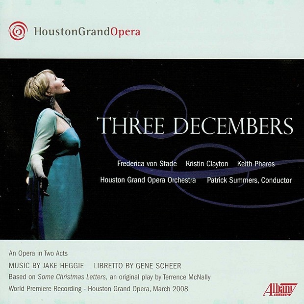 Three Decembers by Houston Grand Opera & Patrick Summers album cover