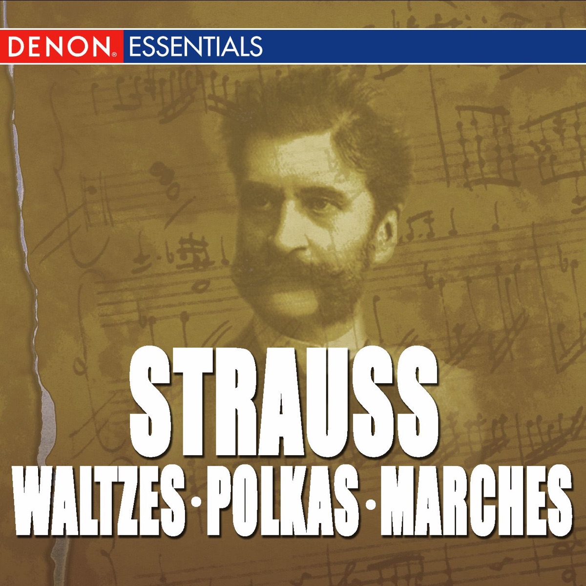 Strauss: Waltzes, Polkas & Marches by Radio Bratislava Symphony Orchestra & Vlastimil Horak album cover