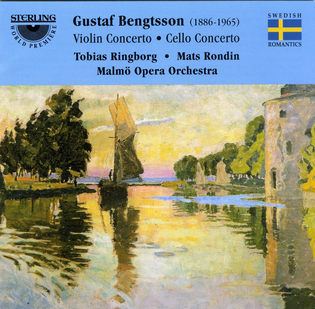 Gustaf Bengtsson, Violin & Cello Concertos by Mats Rondin, Malmö Opera Orchestra & Tobias Ringborg album cover