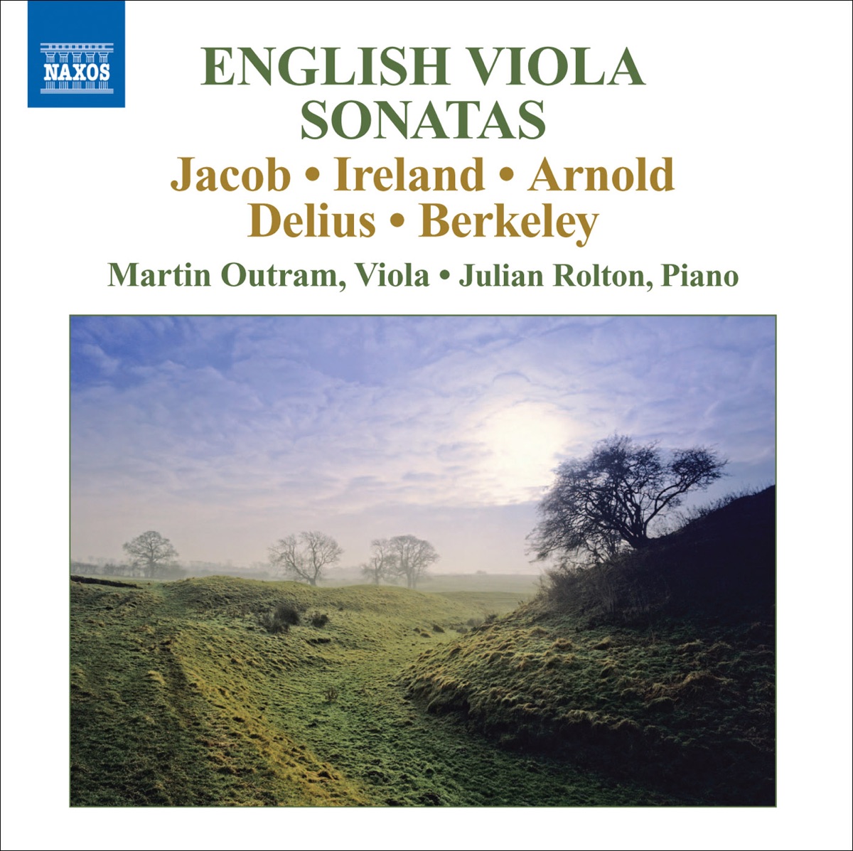 English Viola Sonatas by Martin Outram & Julian Rolton album cover