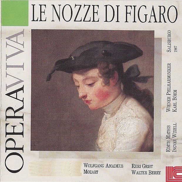 Mozart: Figaro by Karl Böhm, State Orchestra of Vienna, Walter Berry, Reri Grist & Ingvar Wixell album cover