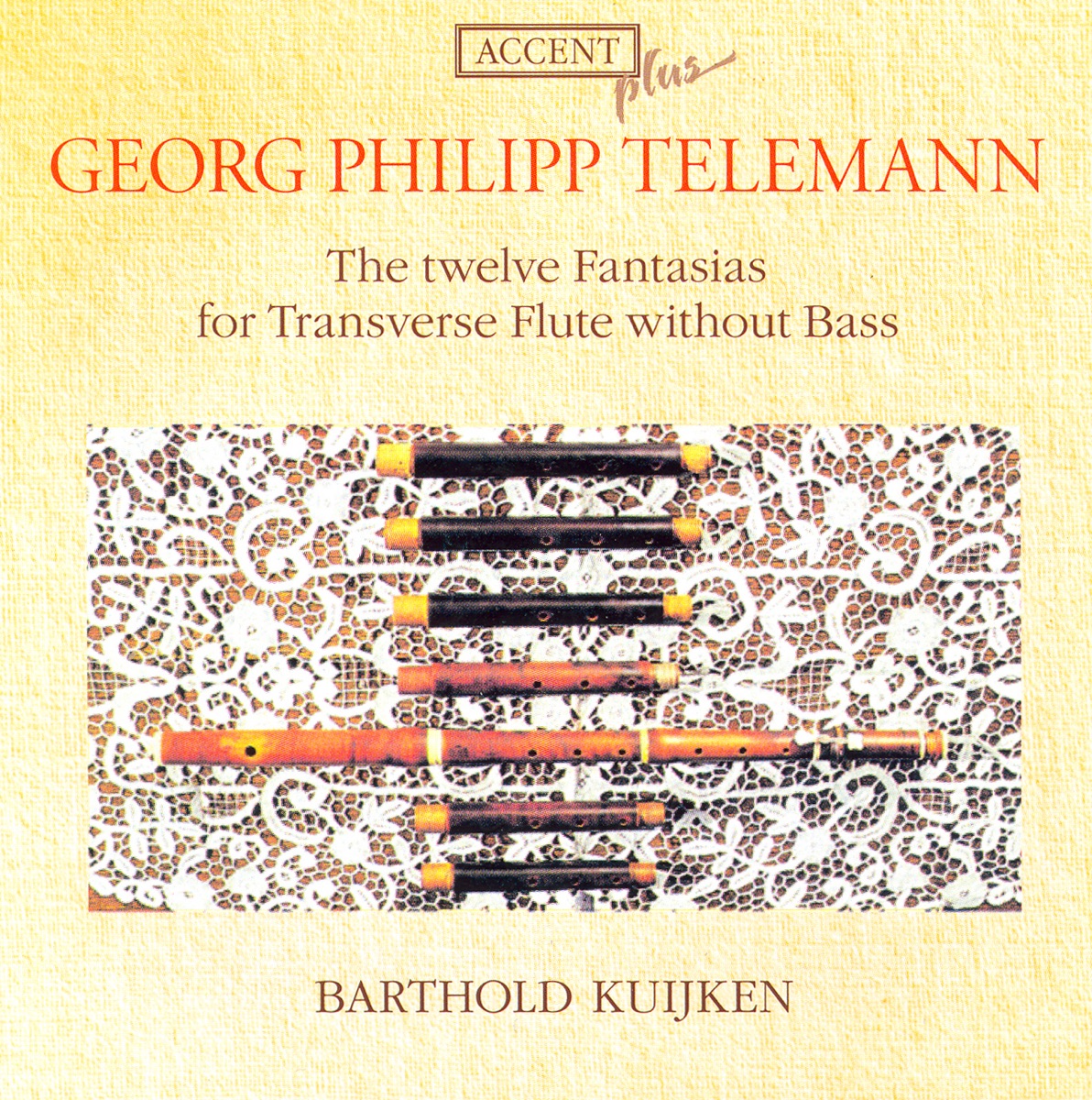 Telemann: 12 Fantaisies by Barthold Kuijken album cover