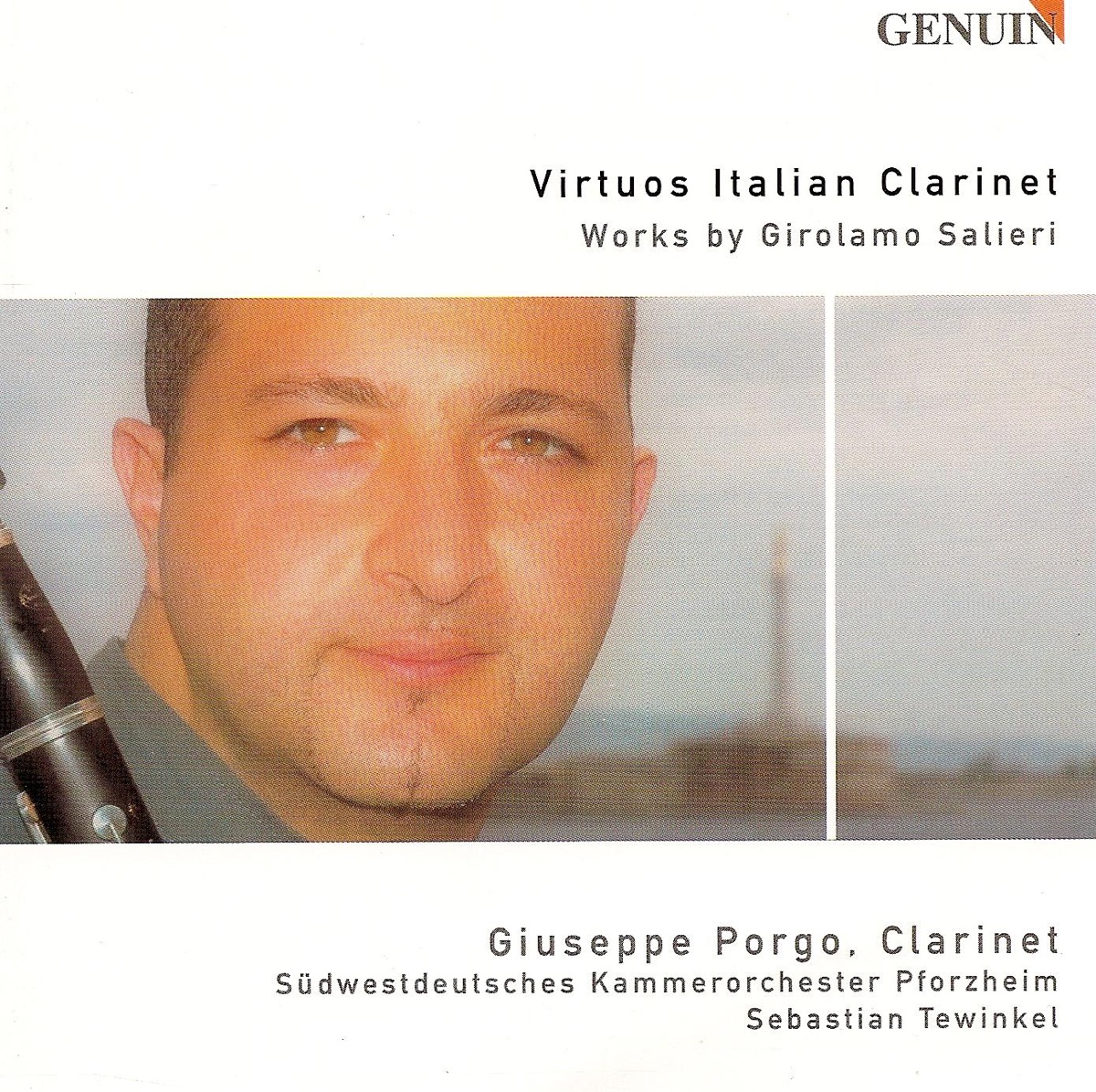 Porgo, Salieri & Rossini: Clarinet Recital by Giuseppe Porgo, Sebastian Tewinkel & South West German Chamber Orchestra, Pforzheim album cover