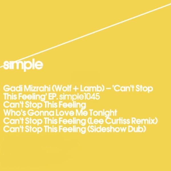 Can't Stop This Feeling - EP by Gadi Mizrahi album cover