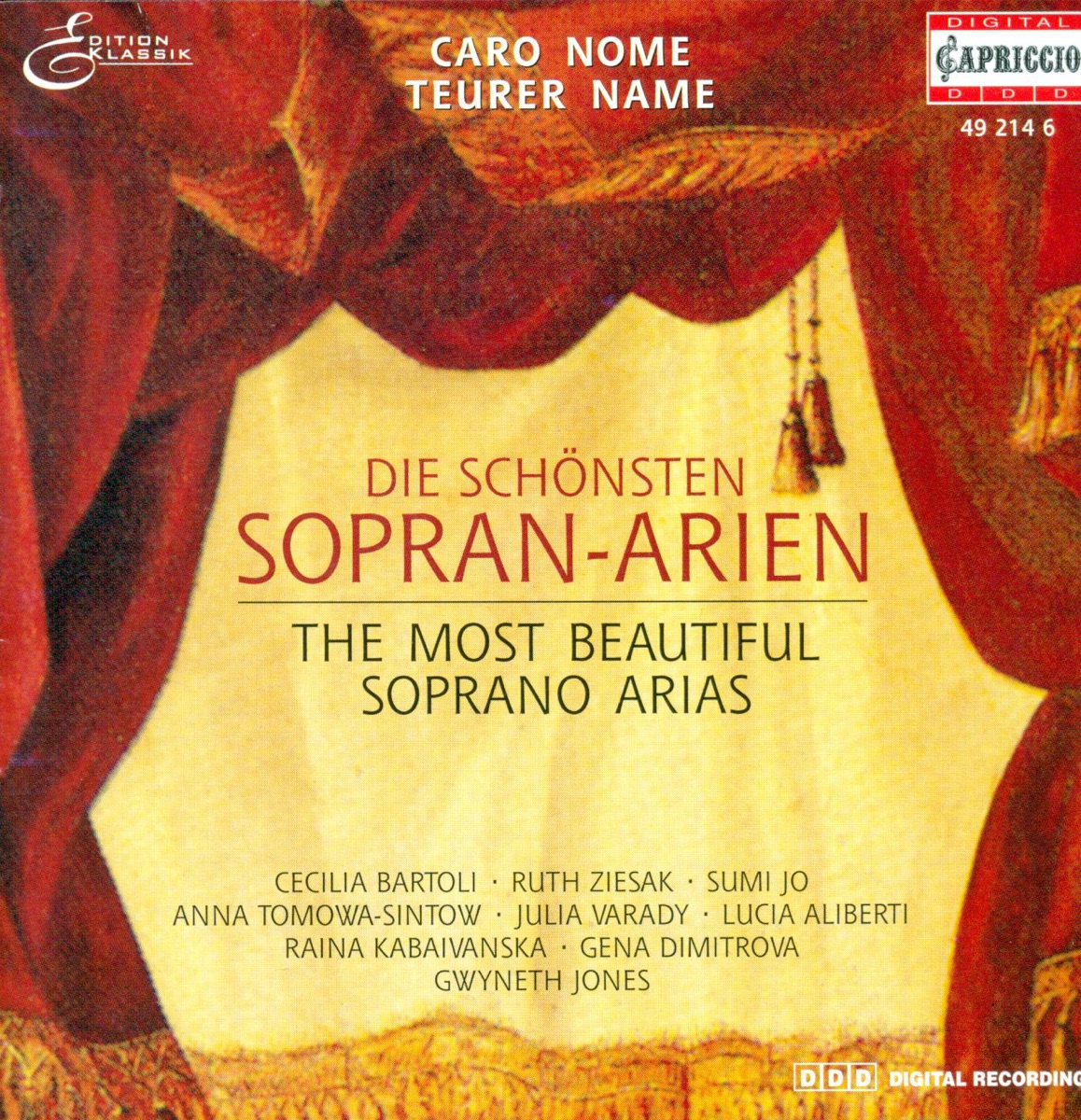 Mozart, Bellini, Verdi, Rossini, Gounod, Massenet, Puccini, Schmidt & Wagner: Opera Arias by Sumi Jo, Rundfunk-Sinfonieorchester Berlin & Roberto Paternostro album cover