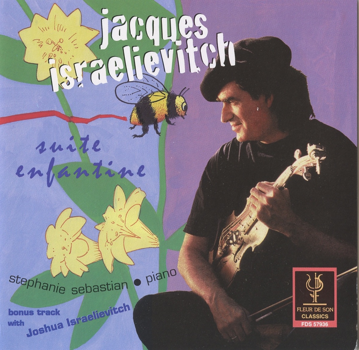 Israelievitch, Jacques: Suite enfantine by Jacques Israelievitch, Stephanie Sebastian & Josh Israelievitch album cover
