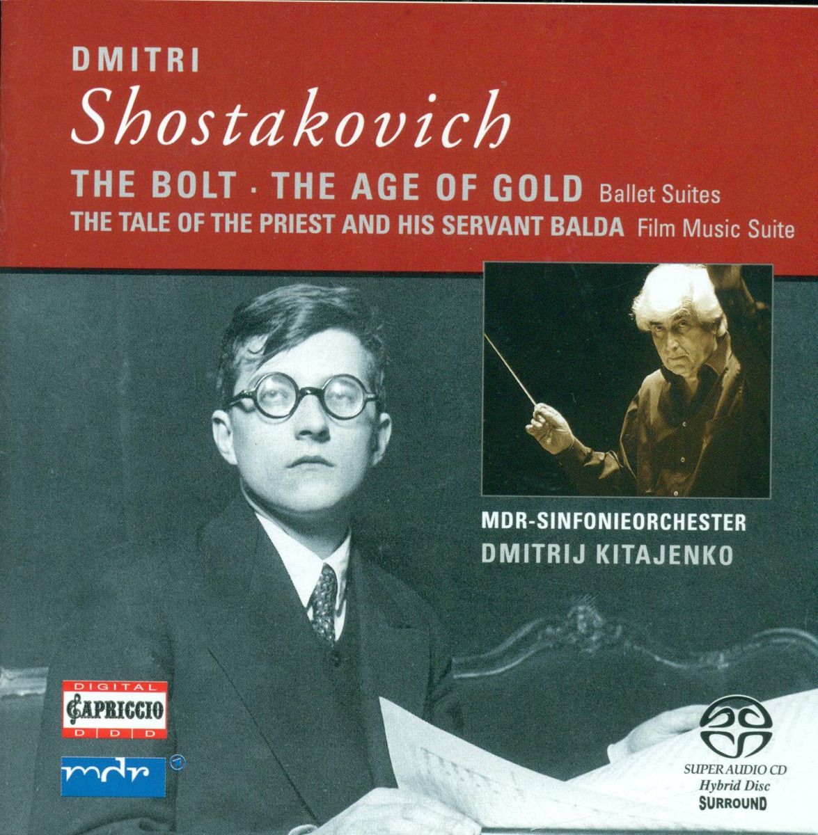 Shostakovich, D.: Bolt - the Golden Age Suite - the Tale of the Priest and His Servant Balda Suite by Dmitri Kitayenko & Leipzig MDR Symphony Orchestra album cover