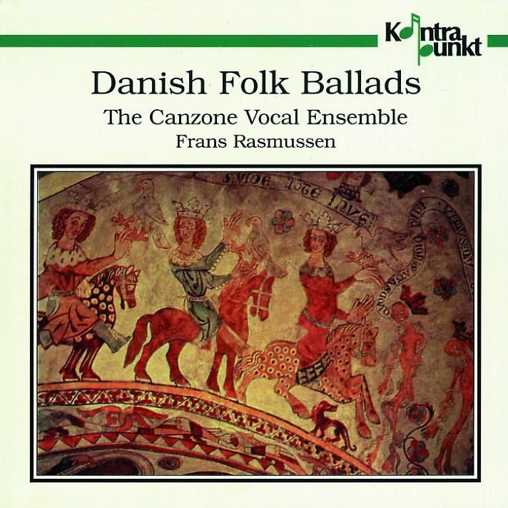 Danish Folk Ballads by Canzone Vocal Ensemble & Frans Rasmussen album cover