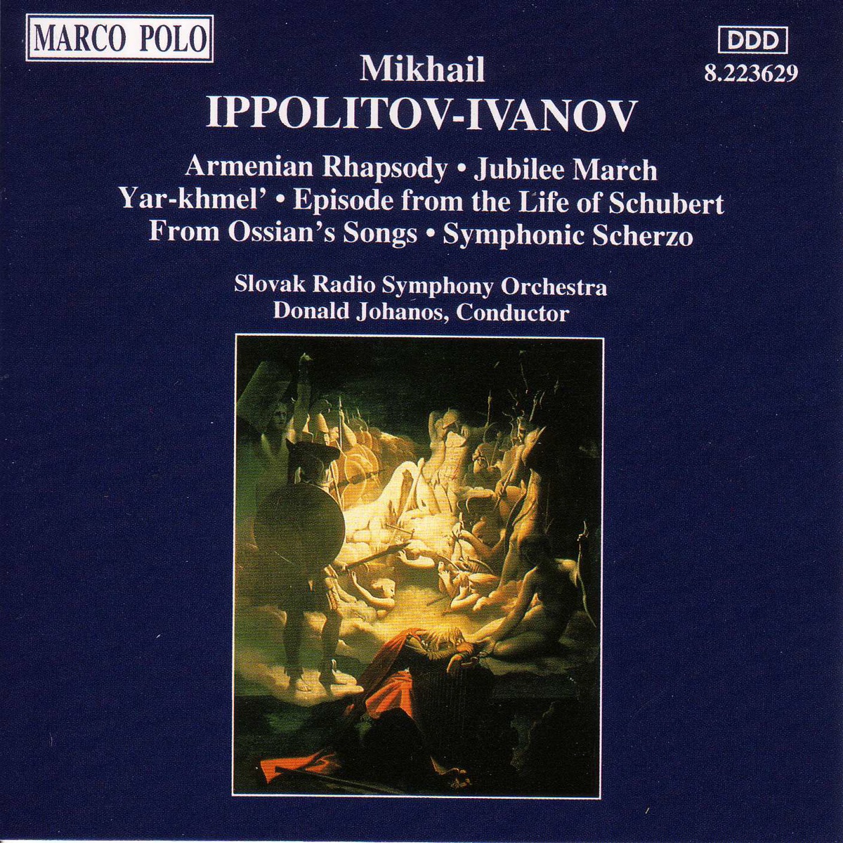 Ippolitov-Ivanov: Spring Overture, Three Musical Tableaux by Donald Johanos, Slovak Radio Symphony Orchestra & Viktor Simcisko album cover