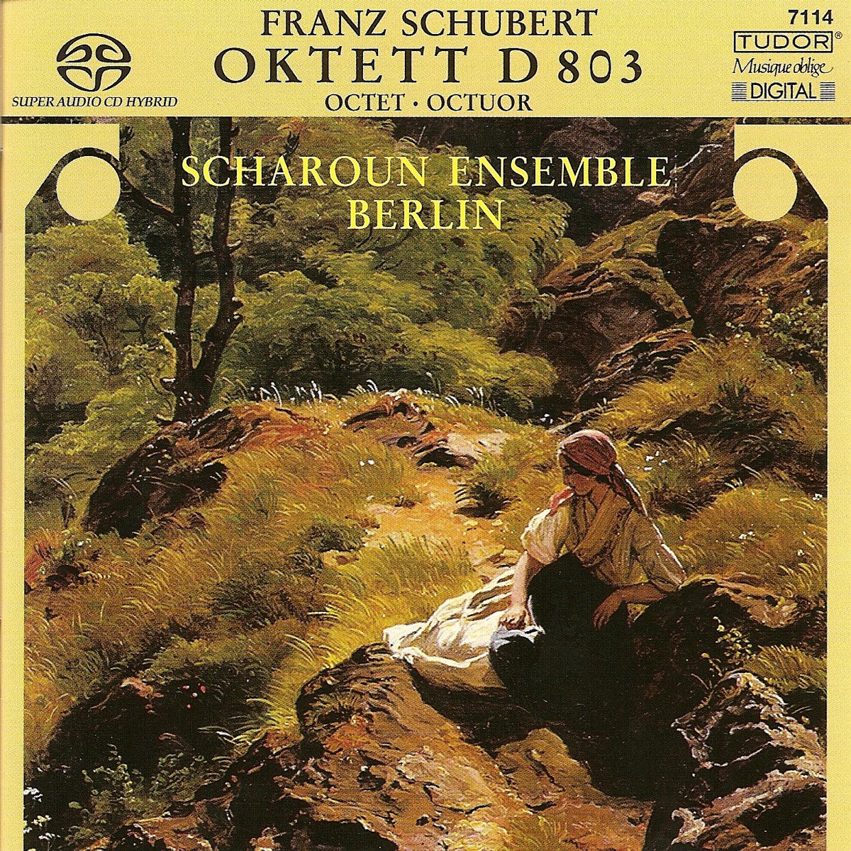 Schubert: Octet, D. 803 by Scharoun Ensemble album cover