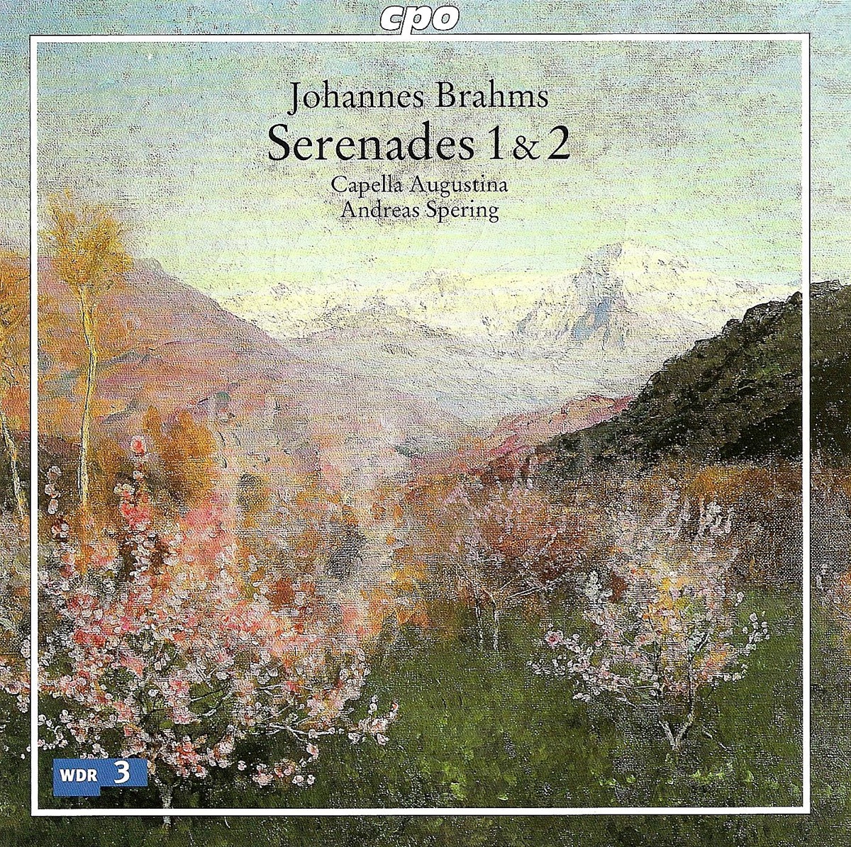 Brahms: Serenades Nos. 1 and 2 by Andreas Spering & Capella Augustina album cover