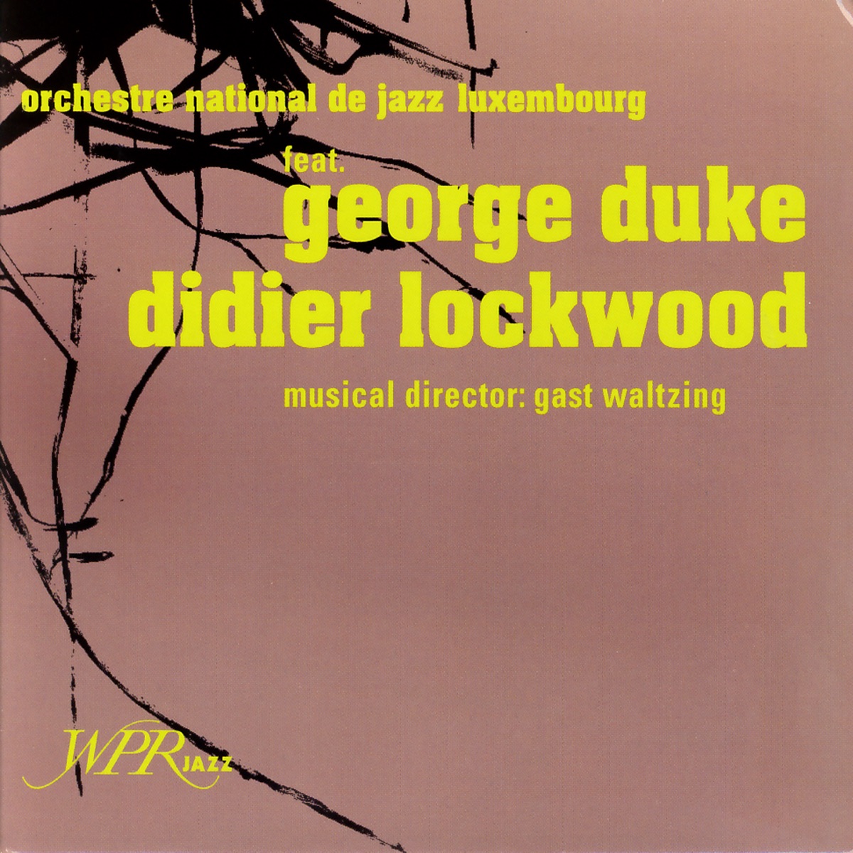 Orchestre National de Jazz Luxembourg (feat. George Duke & Didier Lockwood) by Gast Waltzing album cover