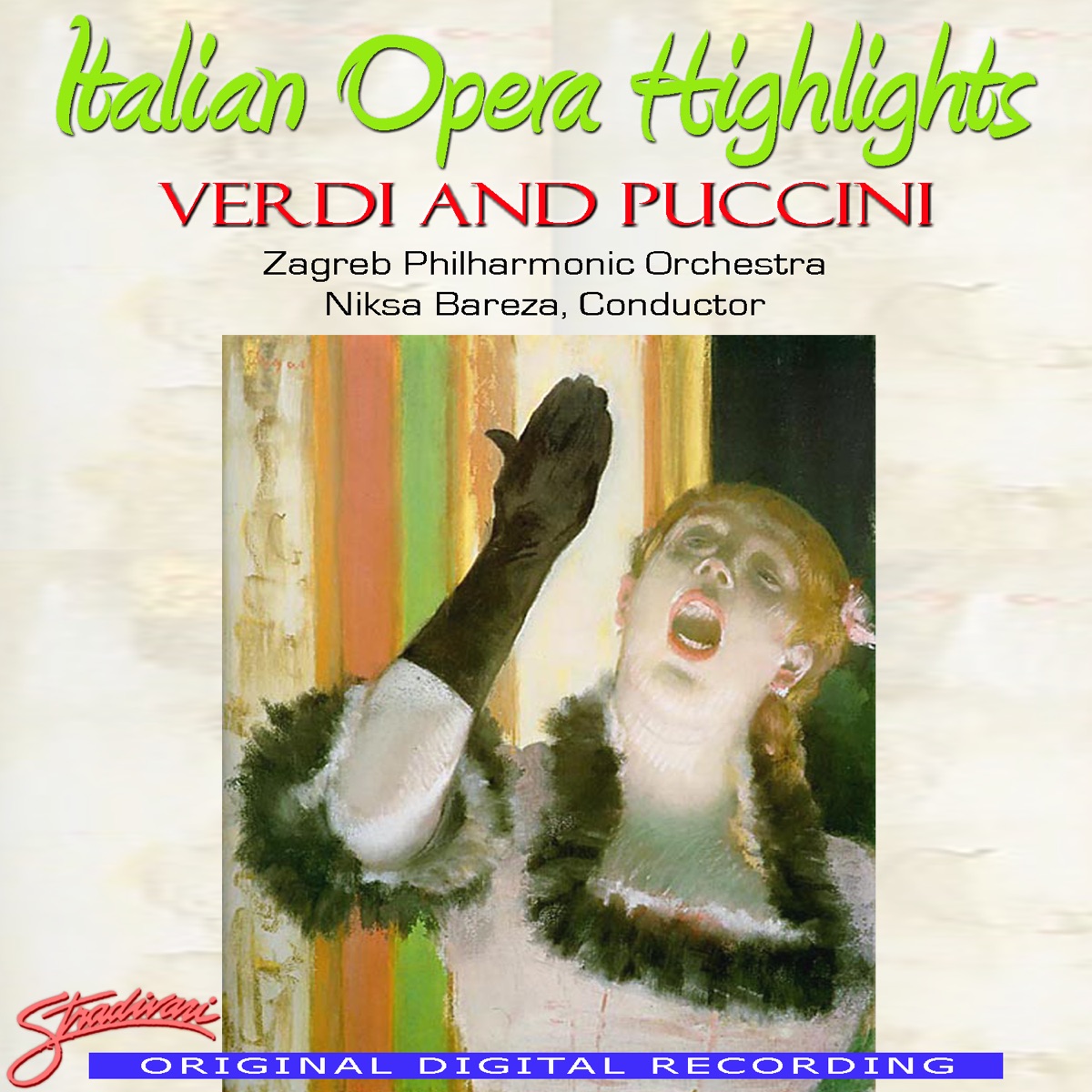 Italian Opera Highlights: Verdi & Puccini by Zagreb Philharmonic Orchestra & Niksa Bareza album cover