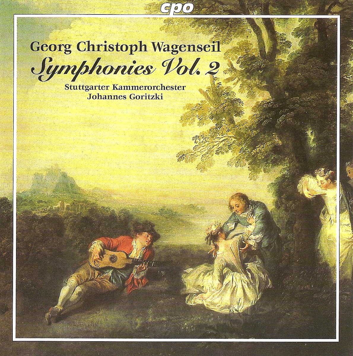 Wagenseil: Symphonies, Vol. 2 - WV 361, 374, 393, 398, 421, 432 by Stuttgart Chamber Orchestra & Johannes Goritzki album cover