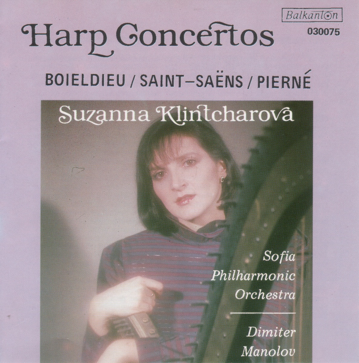 Suzanna Klintcharova: Harp Concertos by Dimiter Manolov, Sofia Philharmonic Orchestra & Suzanna Klintcharova album cover