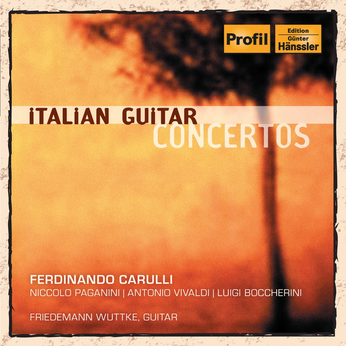 Italian Guitar Concertos by Igor Zhukov, New Moscow Chamber Orchestra & Friedemann Wuttke album cover