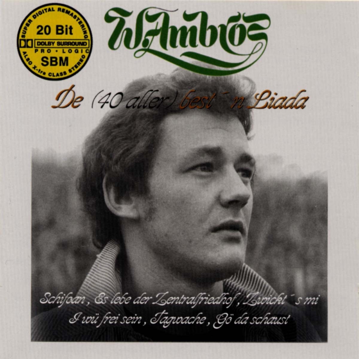 De (40 Aller) Best'n Liada by Wolfgang Ambros album cover