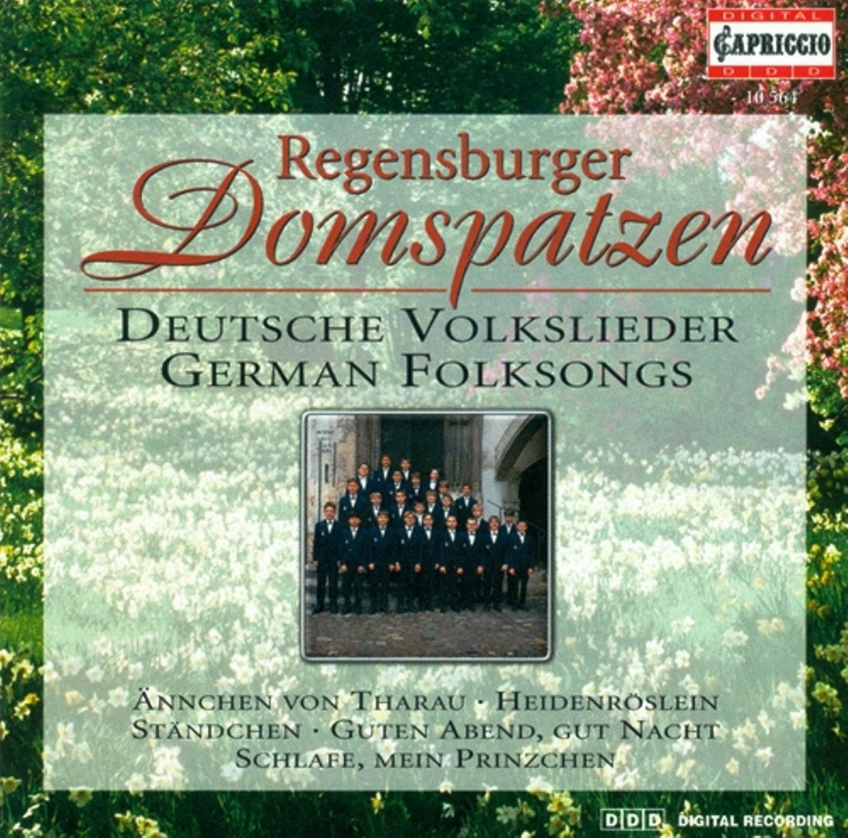 Choral Concert: Regensburg Cathedral Choir - Jeep, J. - Brahms, J. - Silcher, F. - Zuccalmaglio, A.W.F. Von - Werner, H. (German Folk Songs) by Roland Büchner & Regensburg Cathedral Choir album cover