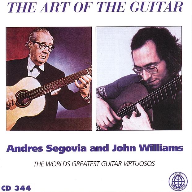 The Art of the Guitar by Andrés Segovia & John Williams album cover