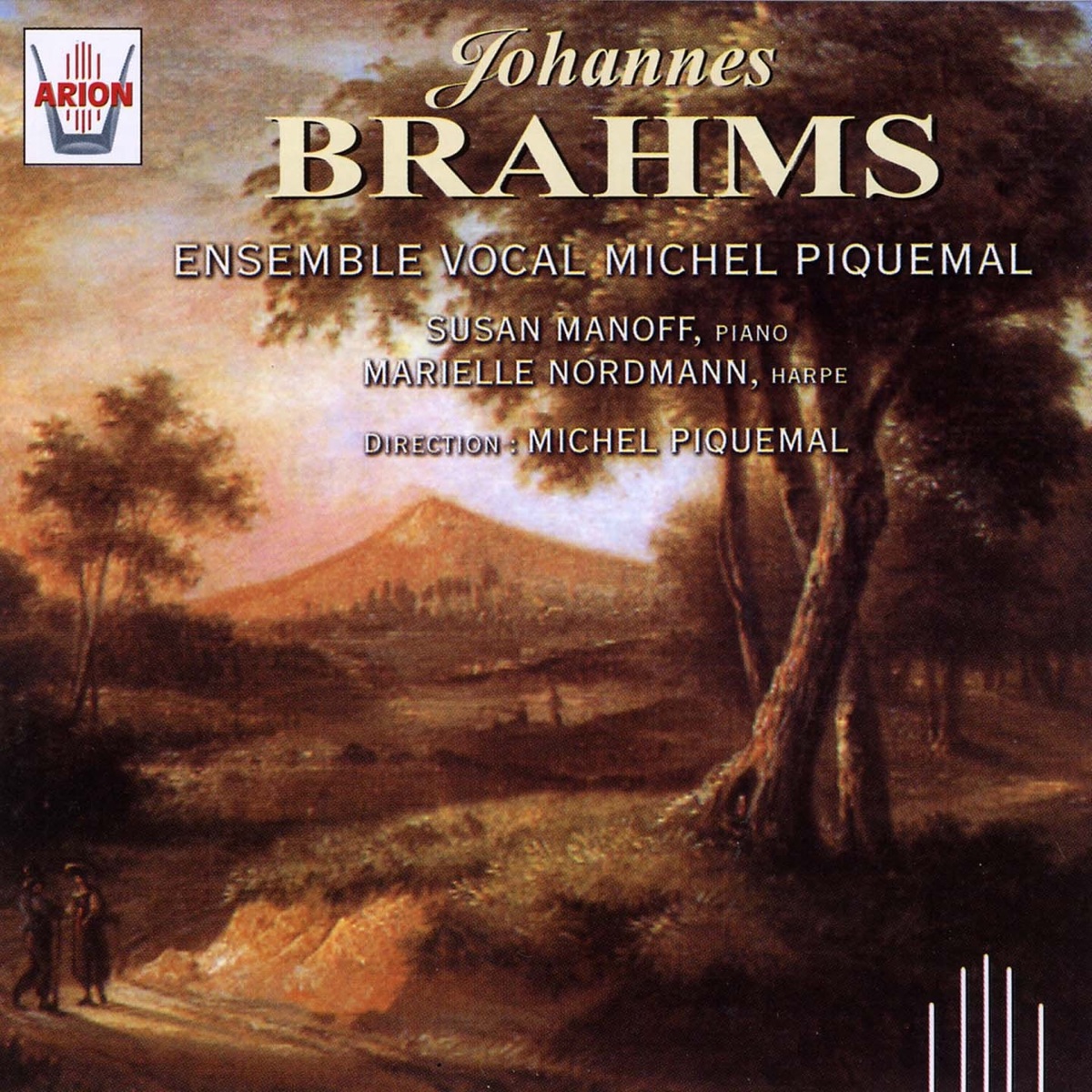 Brahms : Ensemble Vocal Michel Piquemal by Ensemble Vocal Michel Piquemal, Susan Manoff, Marielle Nordmann, Eric Bestautte & Thierry Baudry album cover