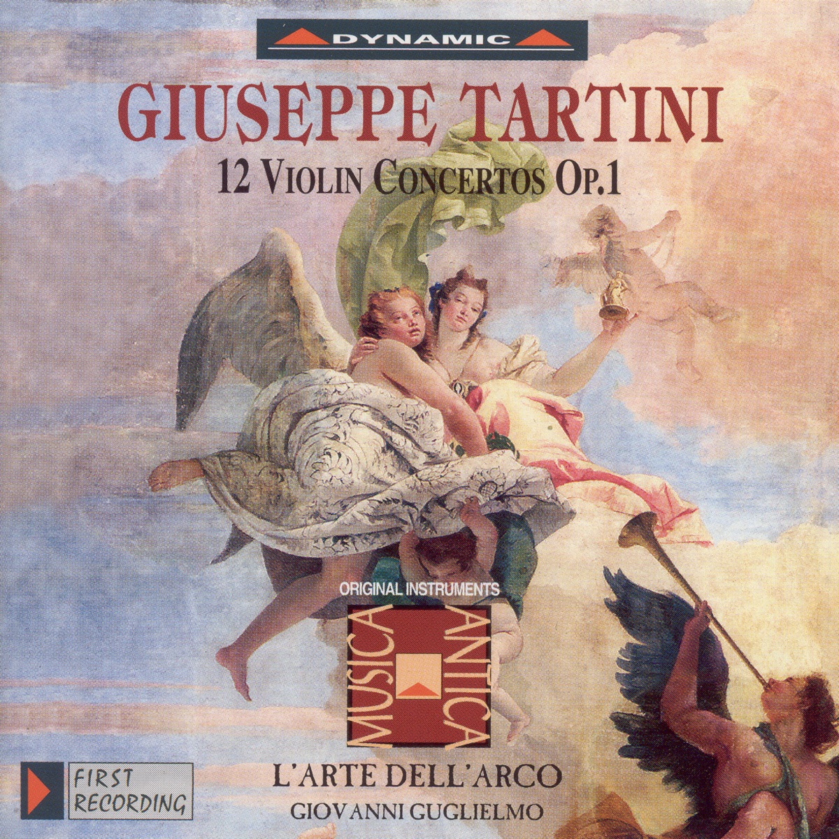Tartini: Violin Concertos, Vol. 1 - 12 Violin Concertos, Op. 1 by L' Arte dell'Arco, Giovanni Guglielmo, Federico Guglielmo & Carlo Lazari album cover