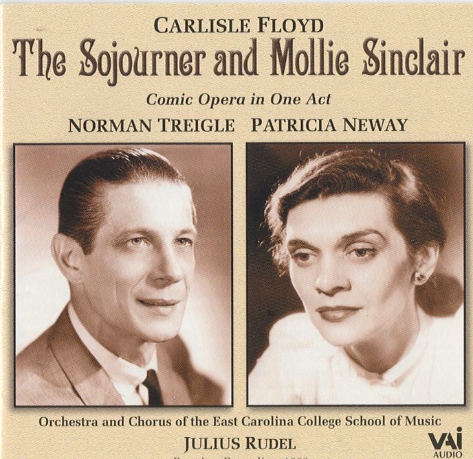 Carlisle Floyd's the Sojourner and Mollie Sinclair (Comic Opera In One Act) by Norman Treigle & Patricia Neway album cover