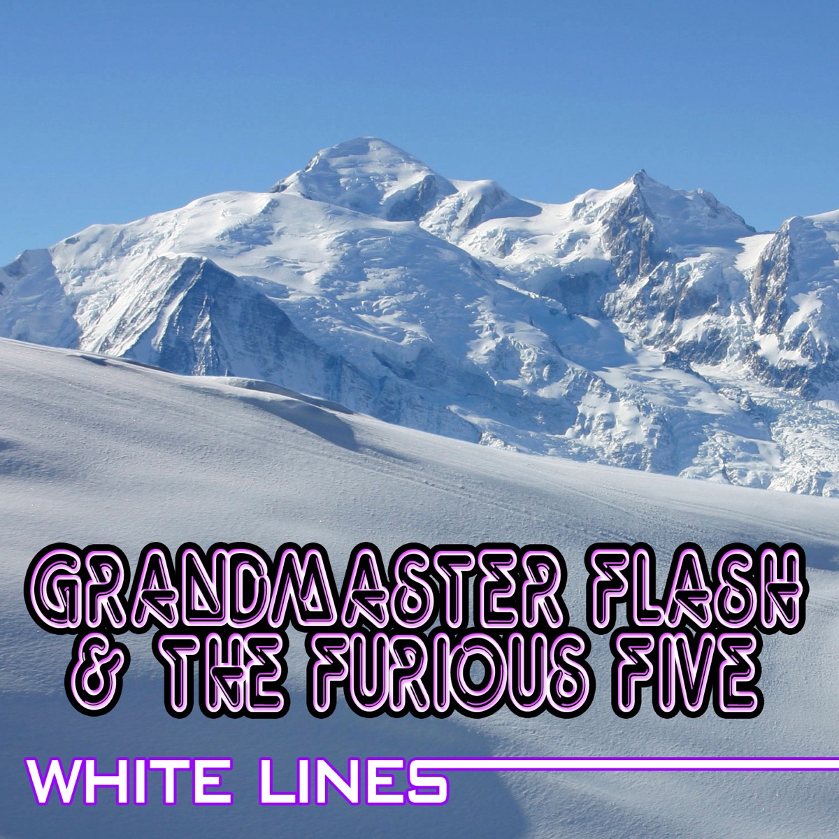 White Lines by Grandmaster Flash album cover