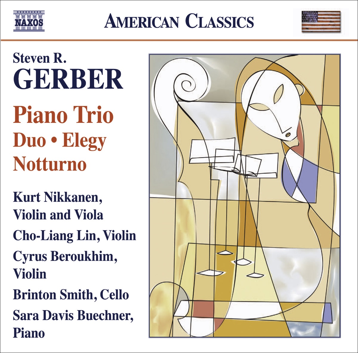 Gerber: Chamber Music - Piano Trio, Duo, Elegy, Notturno & Gershwiniana by Cho-Liang Lin, Kurt Nikkanen & Cyrus Beroukhim album cover