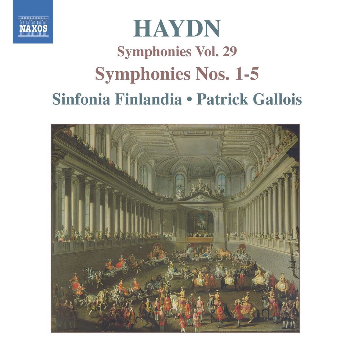 Haydn: Symphonies No. 1-5 by Patrick Gallois & Sinfonia Finlandia album cover