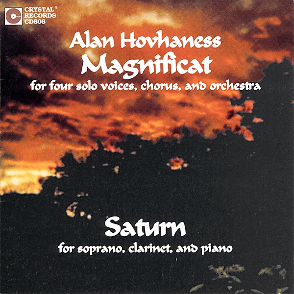 Hovhaness: Magnificat & Saturn by Alan Hovhaness, Louisville Orchestra, Robert Whitney, Kate Hurney, Lawrence Sobol & Martin Berkofsky album cover