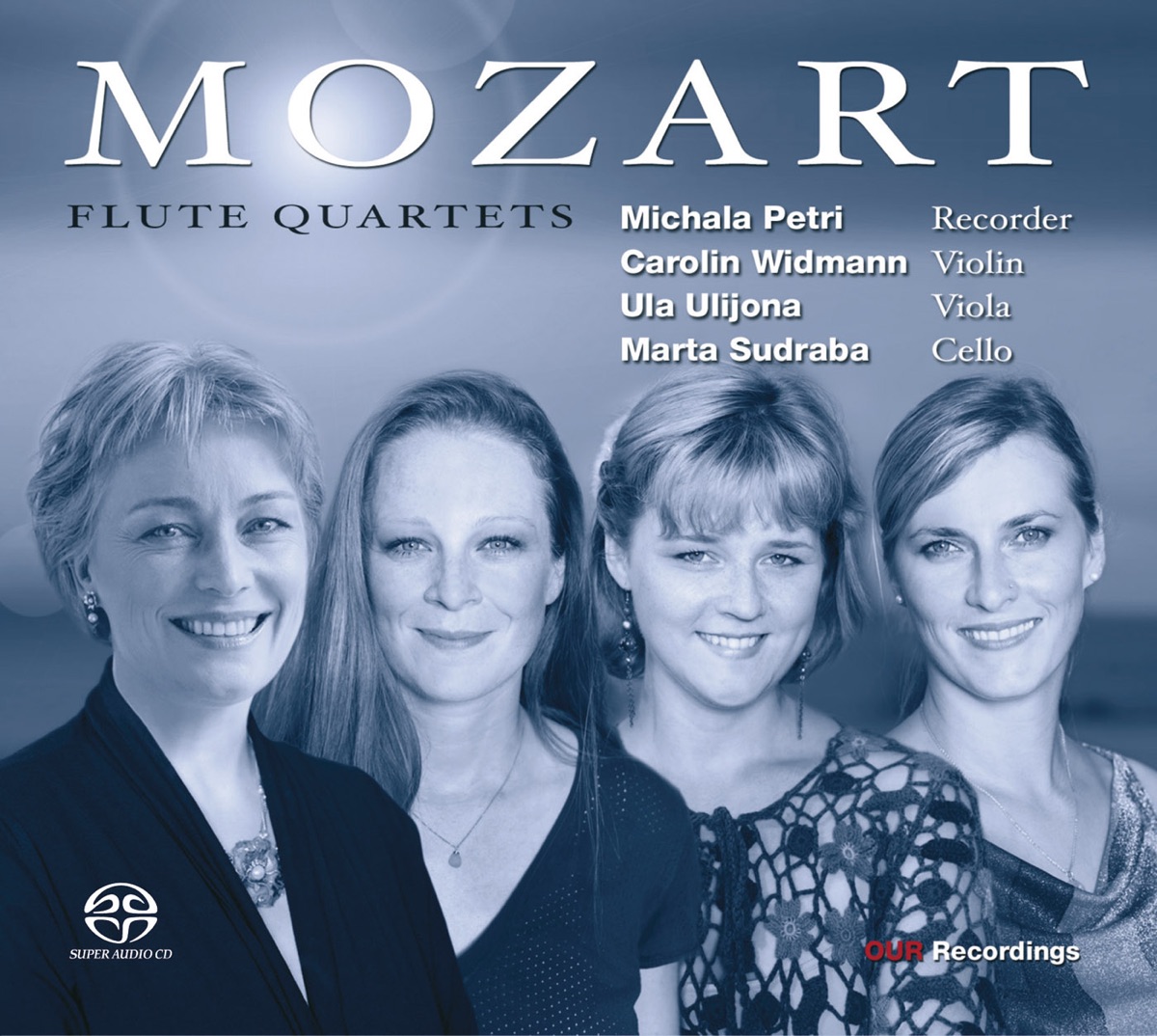 Mozart, W.A.: Flute Quartets Nos. 1-4 by Carolin Widmann, Michala Petri, Ula Ulijona & Marta Sudraba album cover