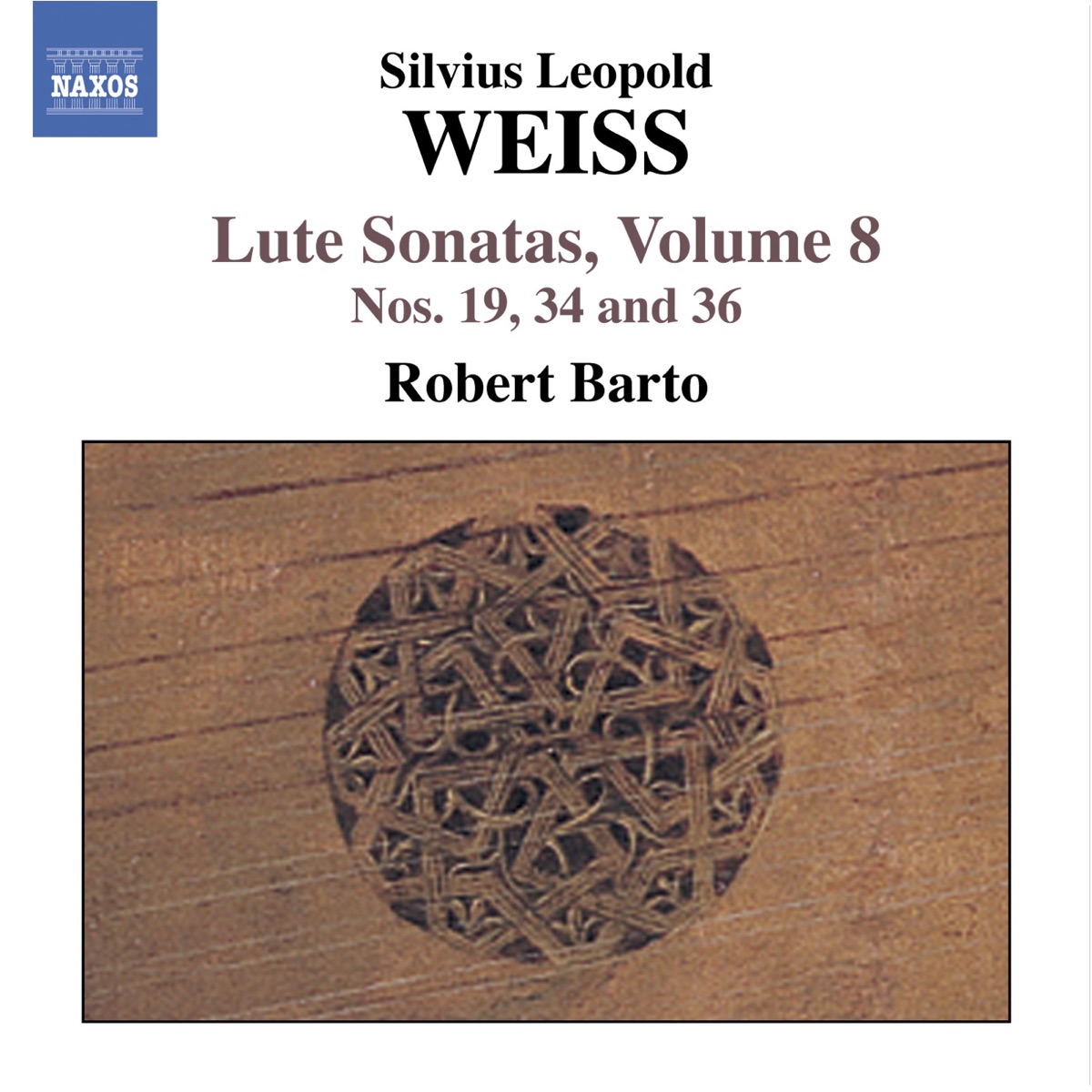 Weiss: Lute Sonatas, Vol. 8 by Robert Barto album cover