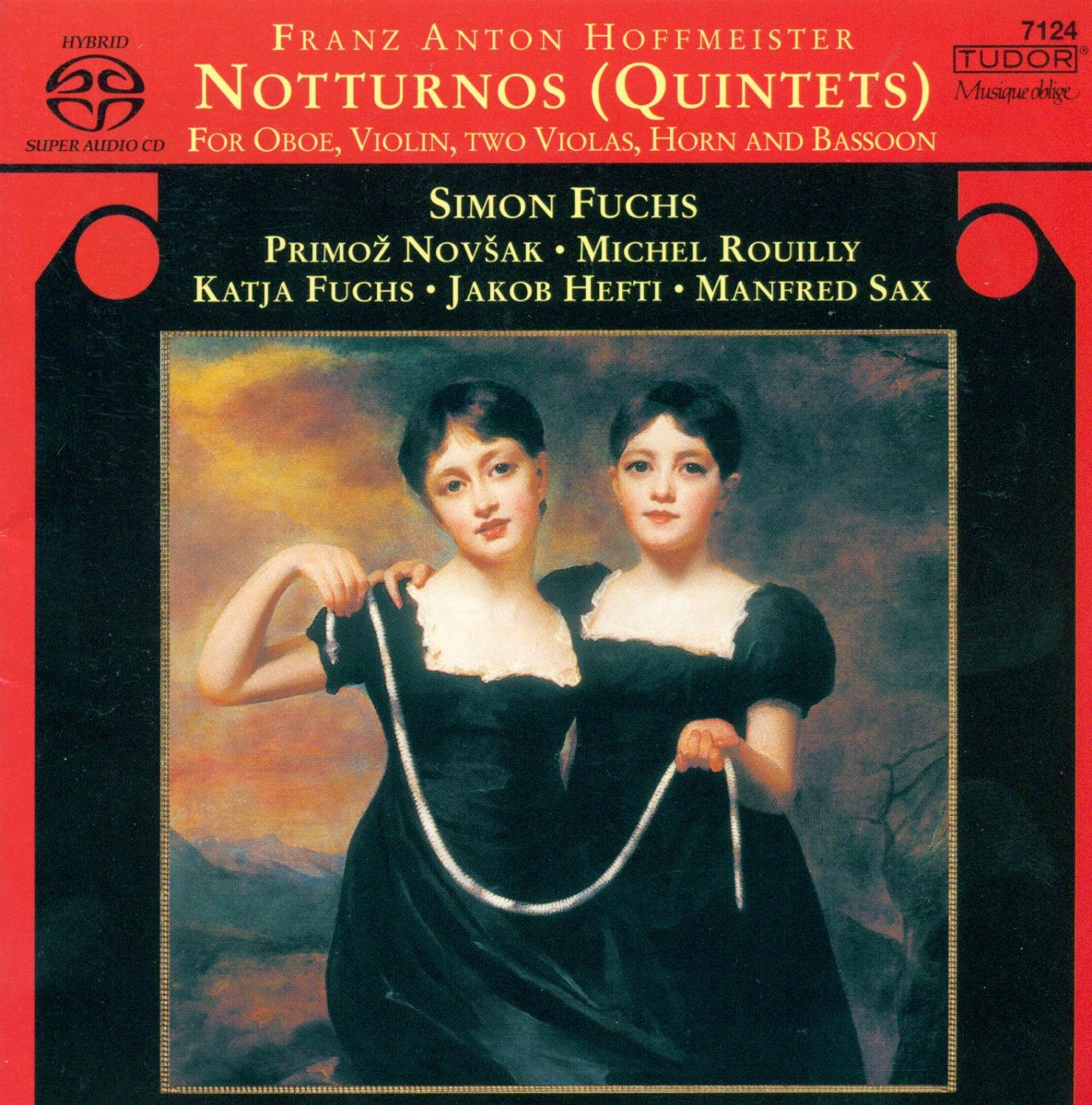 Hoffmeister: Quintets Nos. 1, 2, 4, 5 & 6 by Simon Fuchs, Manfred Sax & Michel Rouilly album cover