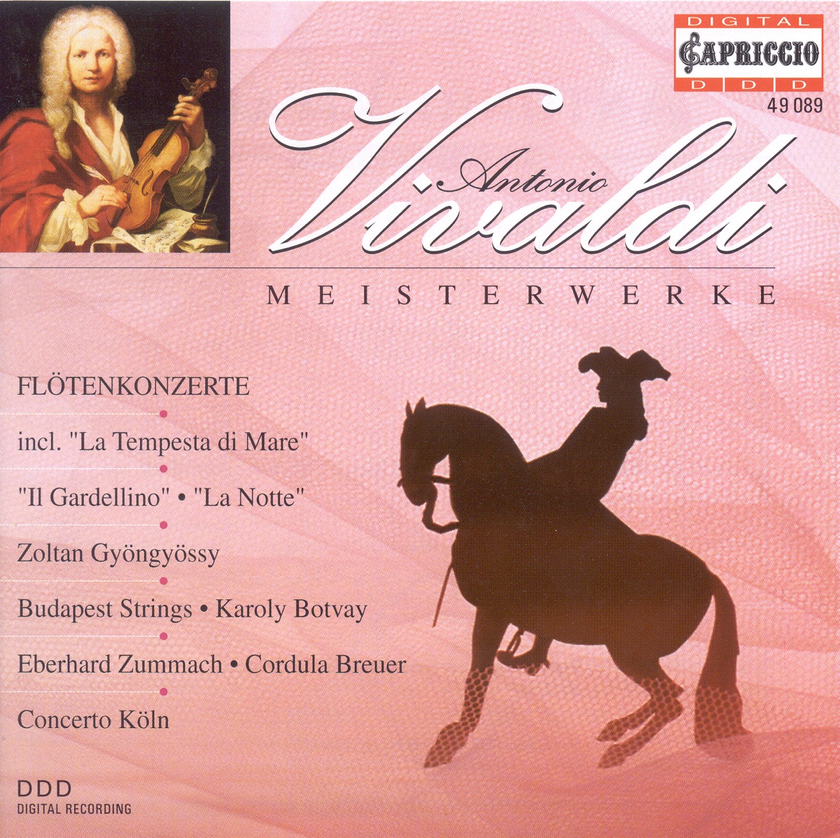 Vivaldi, A.: 4 Seasons (The) - Sinfonias, Rv 112, 132, 149 and 169 by Budapest Strings, Karoly Botvay & Béla Bánfalvi album cover