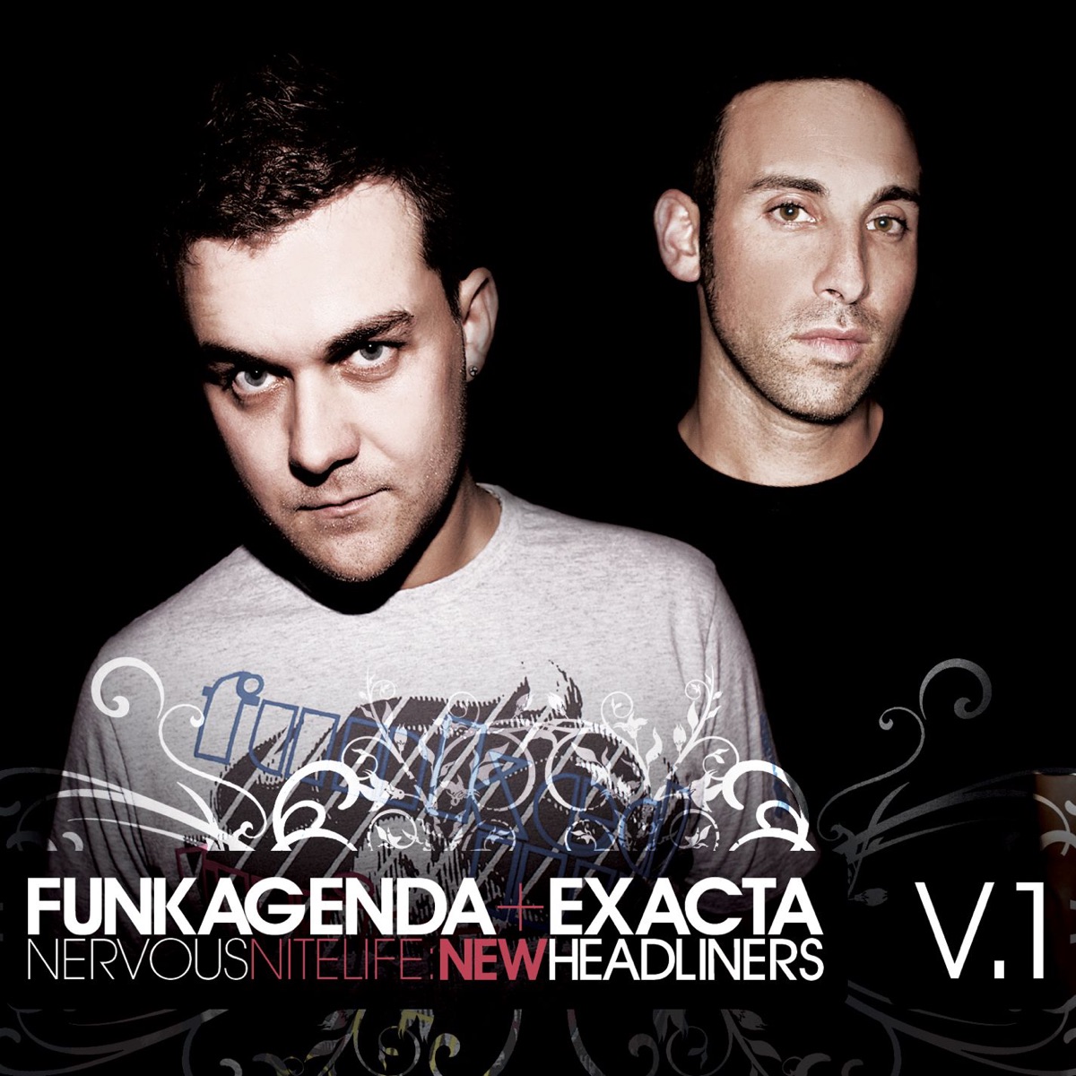 Nervous Nitelife: New Headliners V.1 by Exacta & Funkagenda album cover