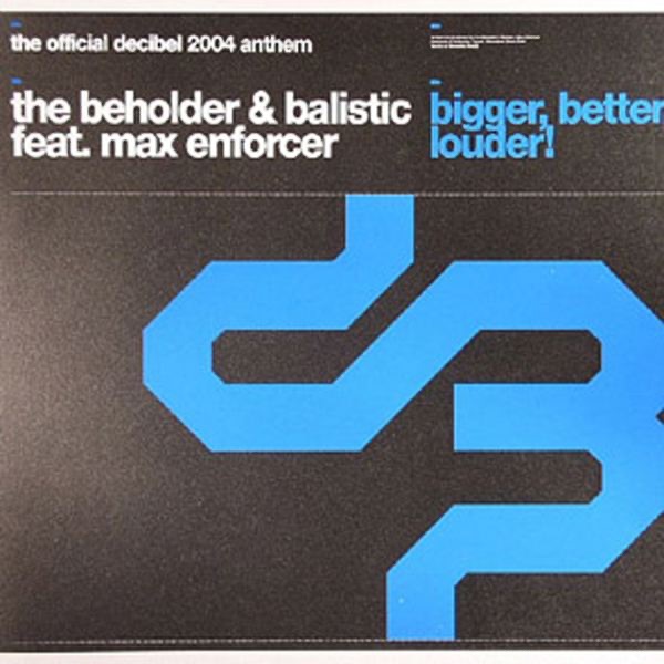 Bigger, Better, Louder! - Single by The Beholder & Balistic featuring Max Enforcer album cover